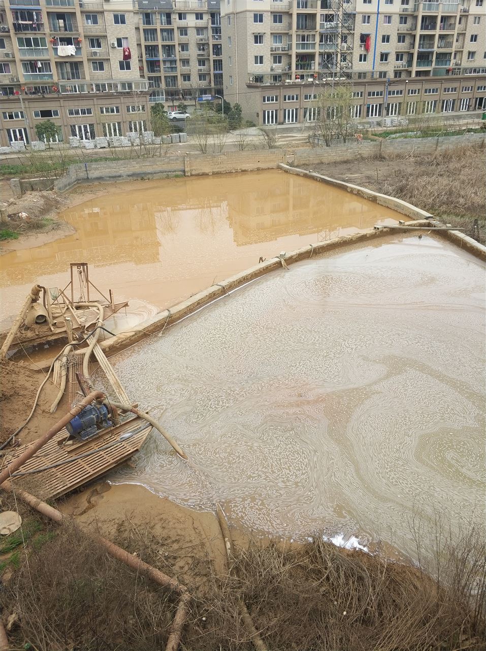 乌拉特后沉淀池淤泥清理-厂区废水池淤泥清淤